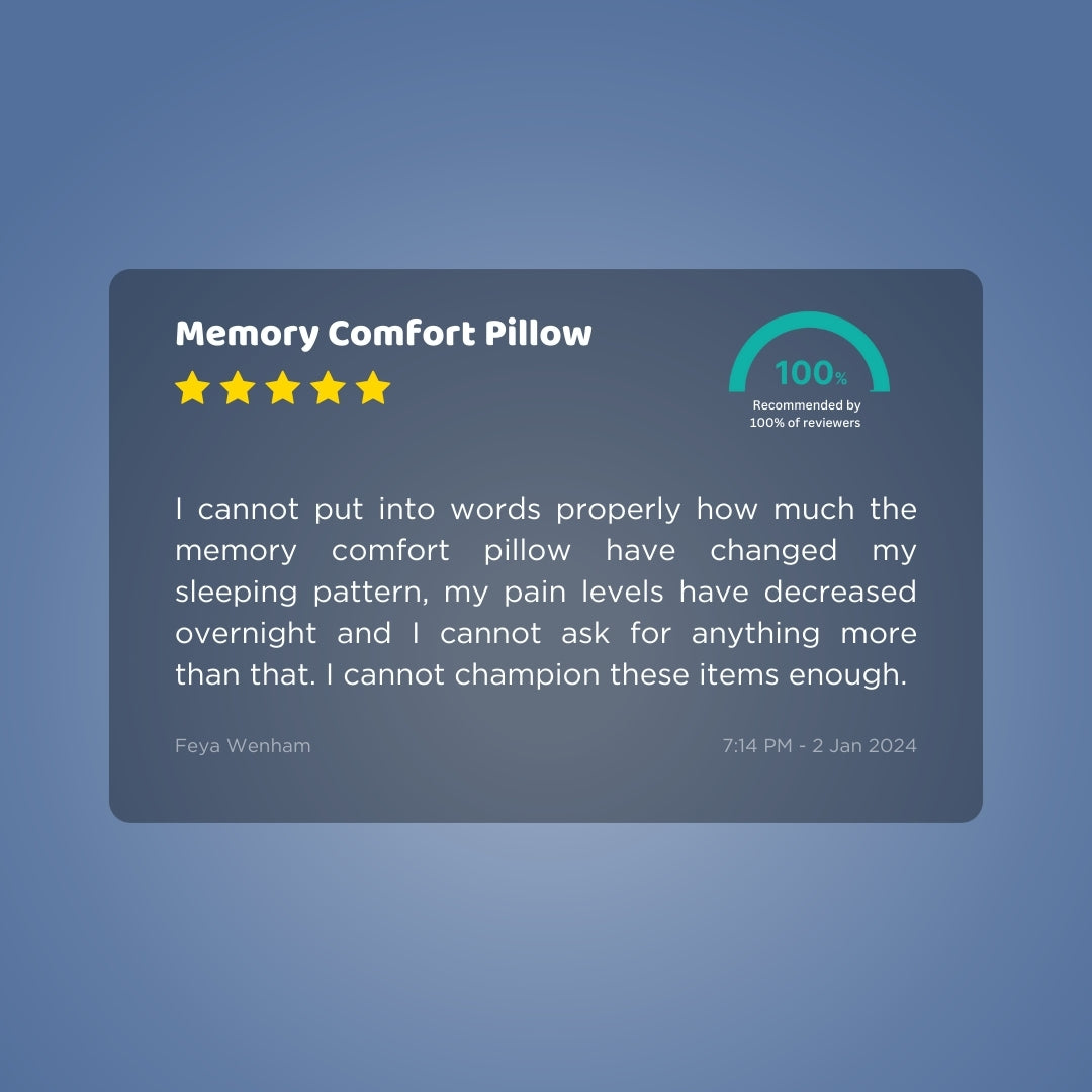Seriously Comfortable Memory Comfort Side Sleeper Pillow
