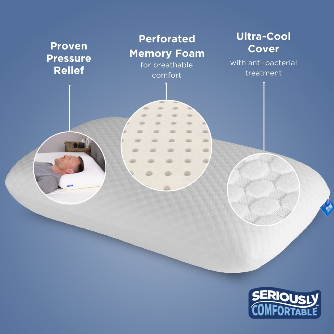 Seriously Comfortable Cool Memory Side Sleeper Pillow
