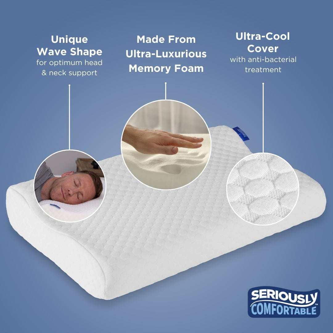 Seriously Comfortable Cool Anatomic Comfort Pillow