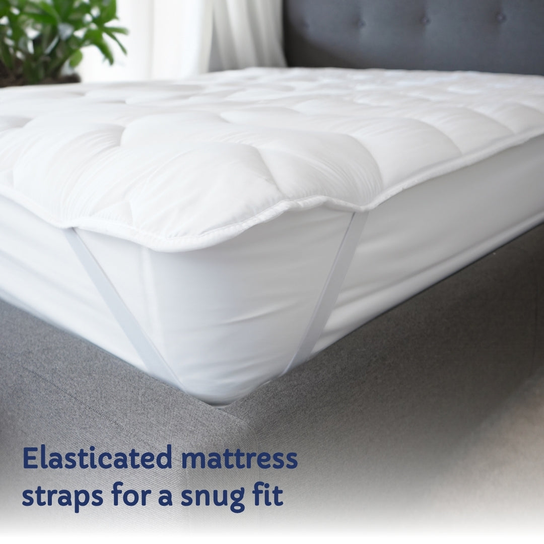 Comfort Boost Bundle - Mattress Topper with Pillows and Protectors | UK's No.1 Topper Specialist | Lowest Prices Everyday
