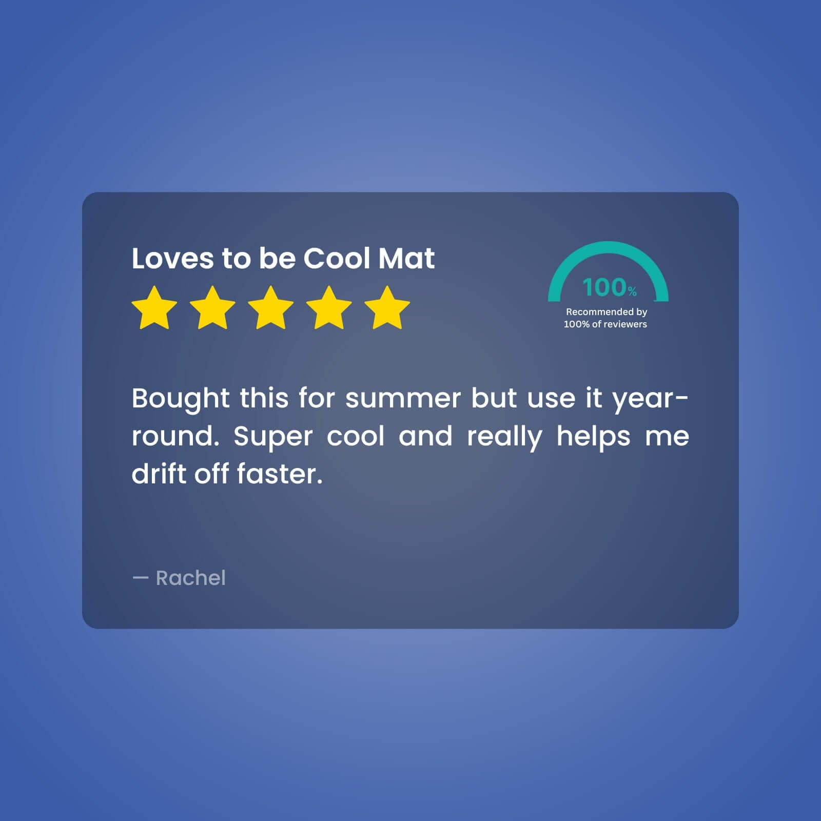 Adormo Loves to Be Cool Mat | UK's No.1 Topper Specialist | Lowest Prices Everyday