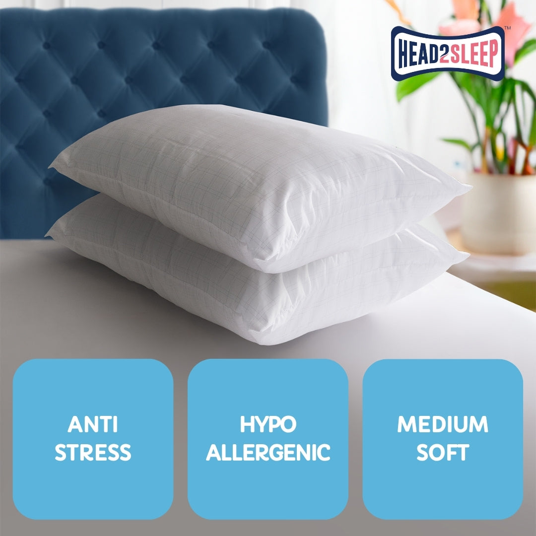 Head2Sleep Anti-Stress Pillow Pair