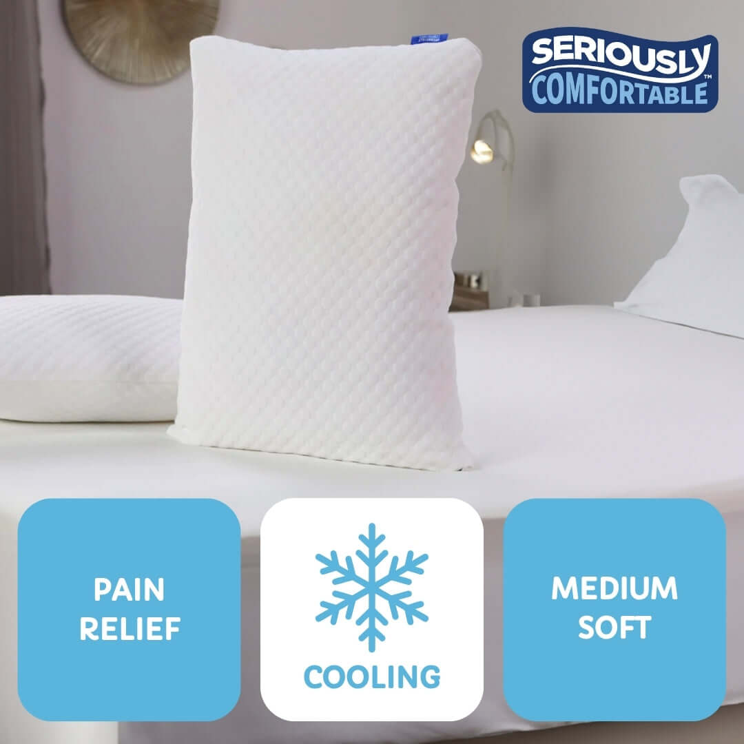 Seriously Comfortable All Seasons Cloud Comfort Pillow | UK's No.1 Topper Specialist | Lowest Prices Everyday