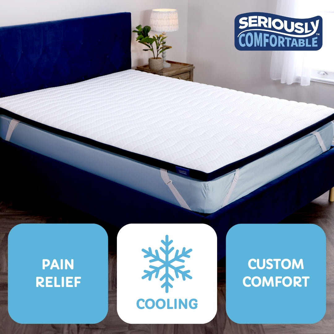 Seriously Comfortable Cool Revolution Mattress Topper
