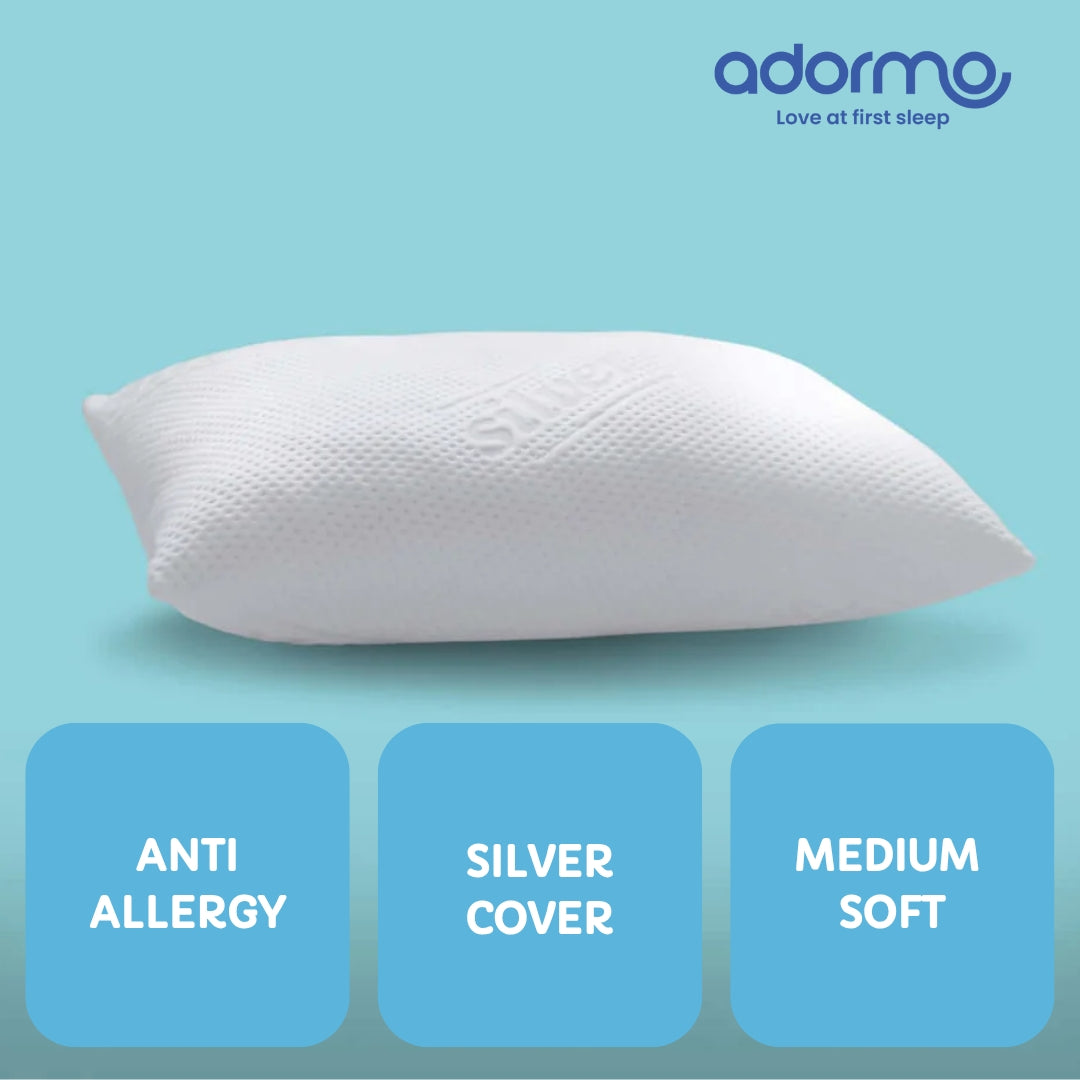 Adormo Silver Luxury Anti-Allergy Pillow