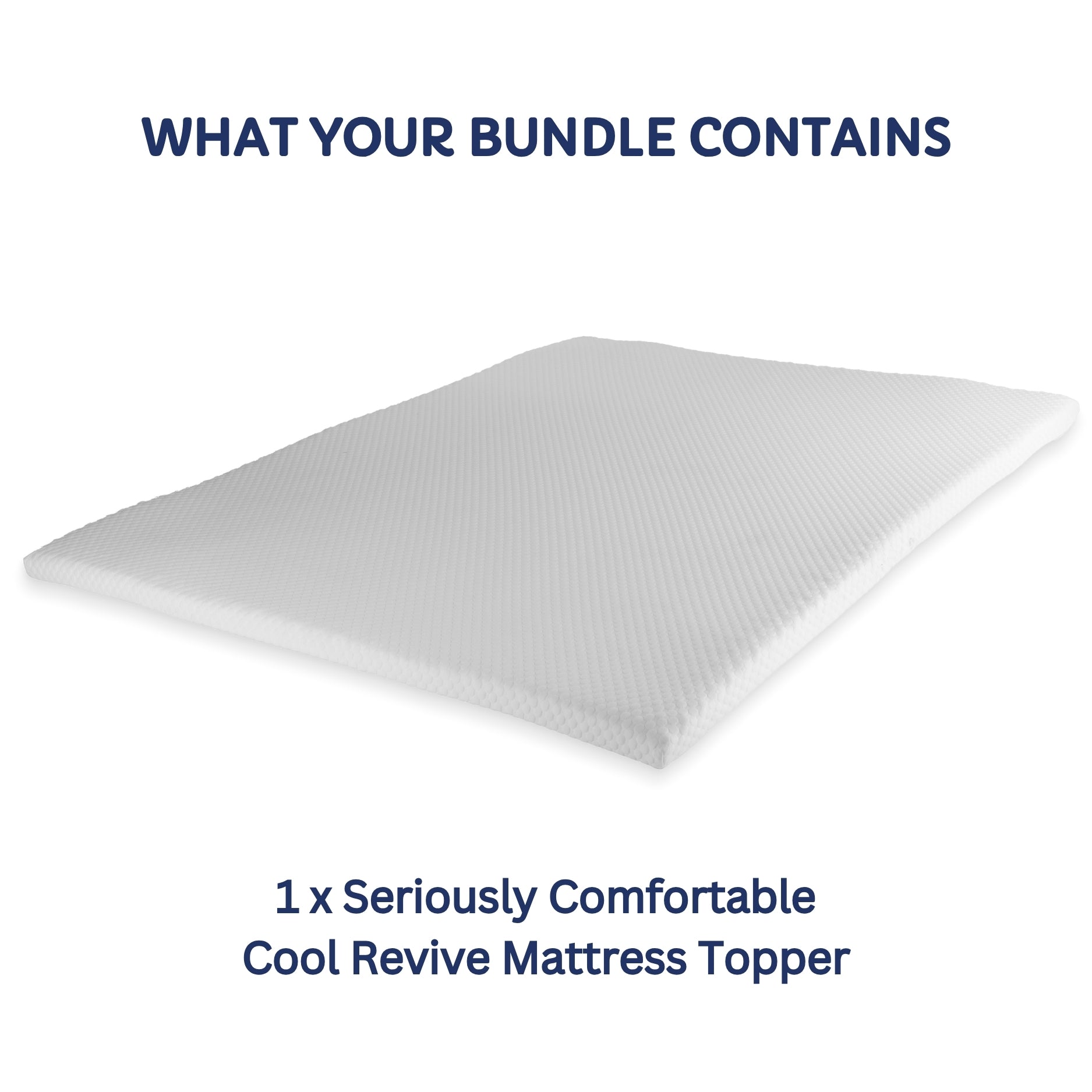 Cooling Bundle - Mattress Topper with Pillows and Protectors