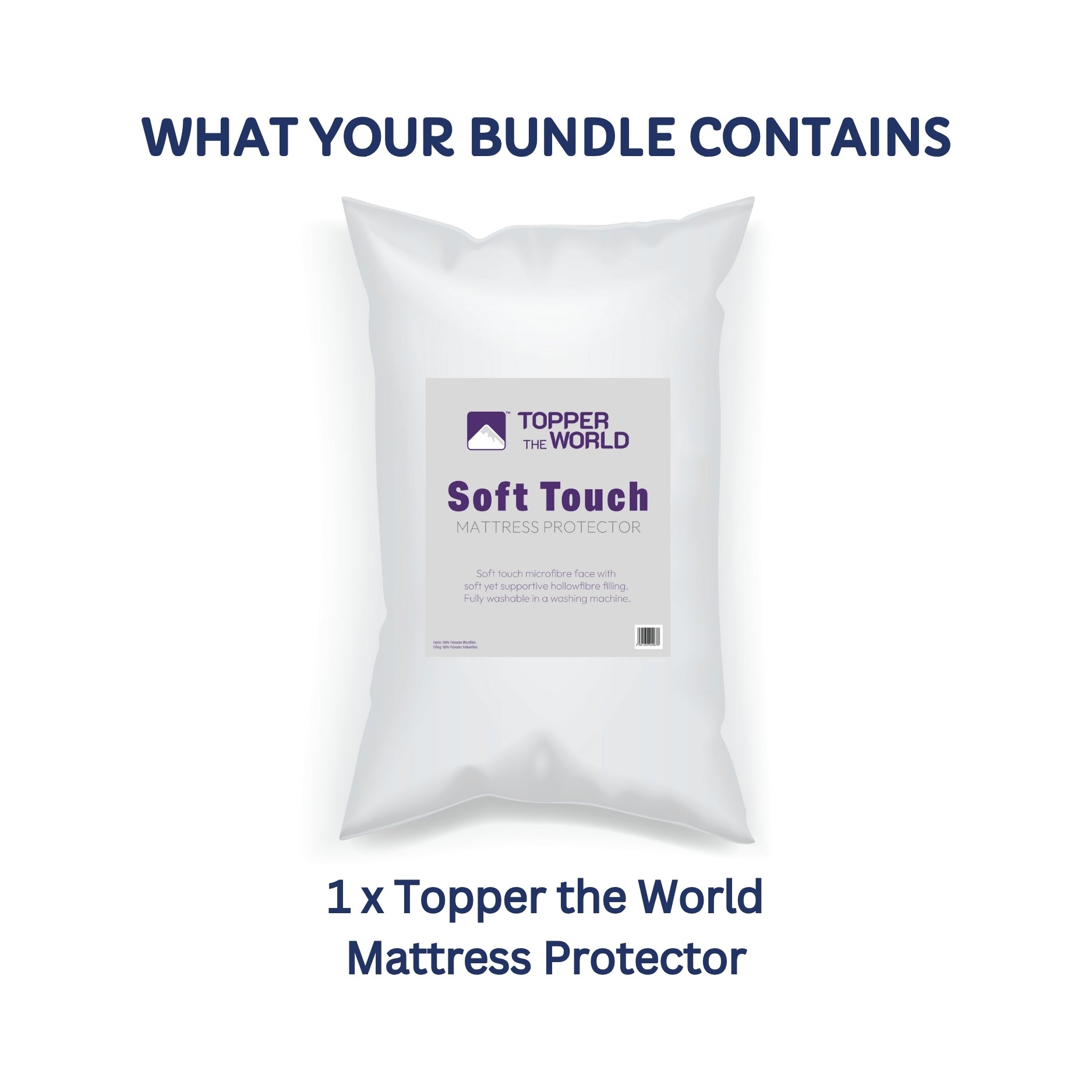 Pain Relief Bundle - Mattress Topper with Pillows and Protectors