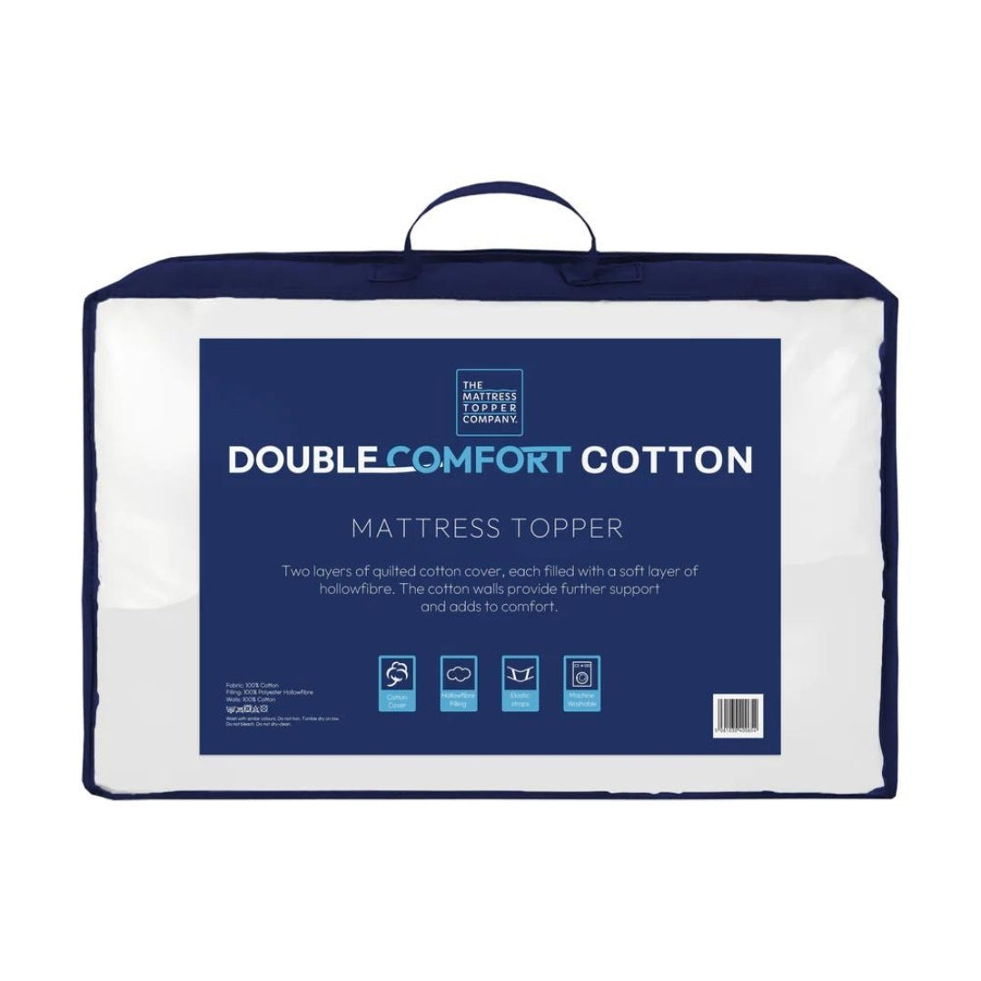 The Mattress Topper Company Double Comfort Cotton Mattress Topper