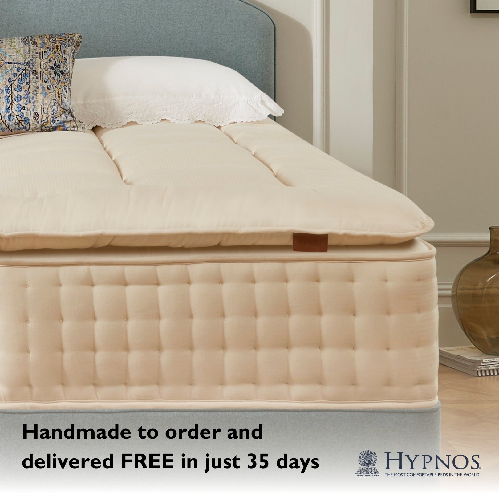 Hypnos Origins Organic Comfort Layer Mattress Topper - Made-to-order
