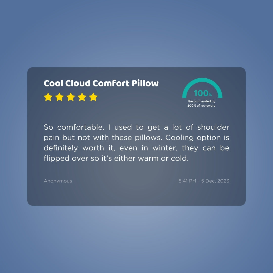 Seriously Comfortable	Cool Cloud Comfort Pillow