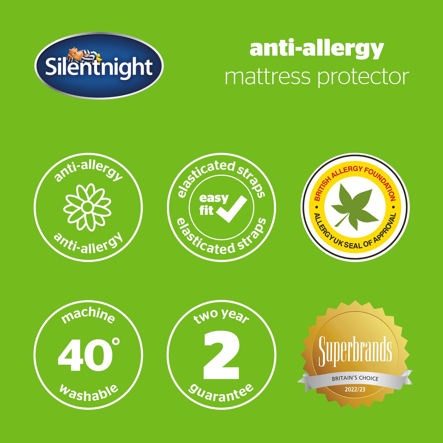 Silentnight Anti-Allergy Mattress Topper