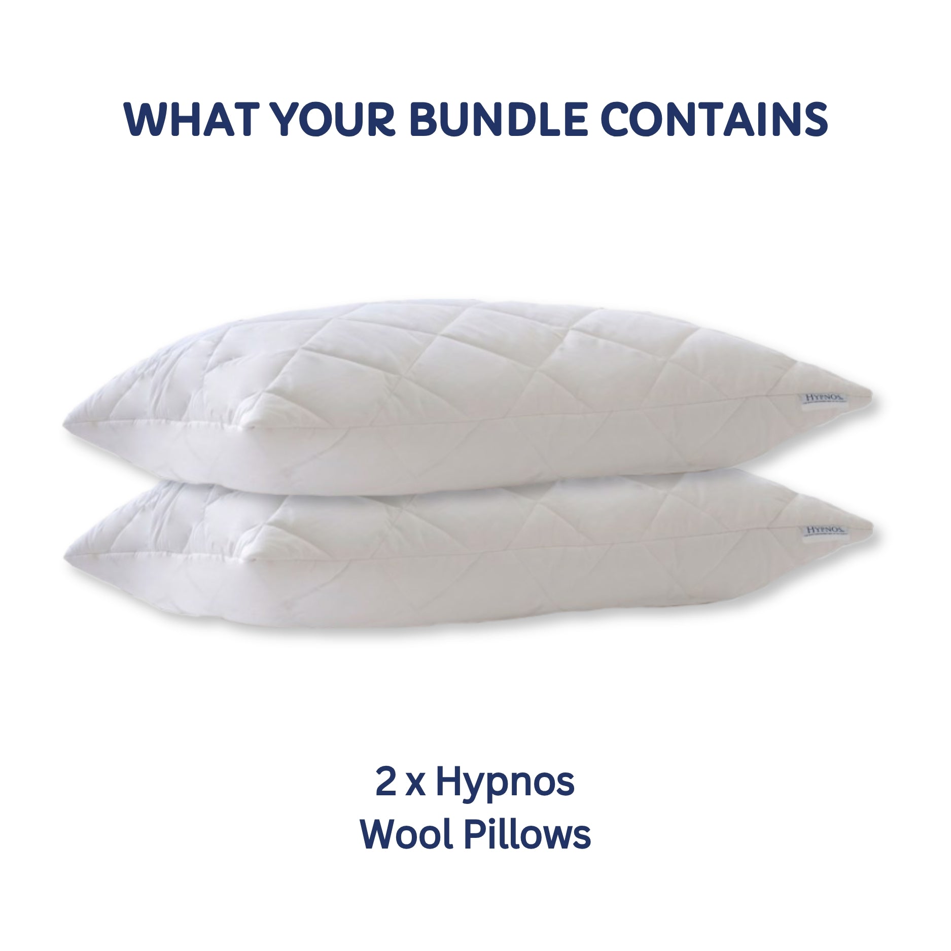 Hypnos Wool Bundle - Mattress Topper with Pillows and Protectors