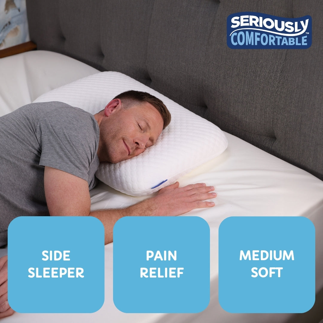 Seriously Comfortable	Memory Comfort Side Sleeper Pillow