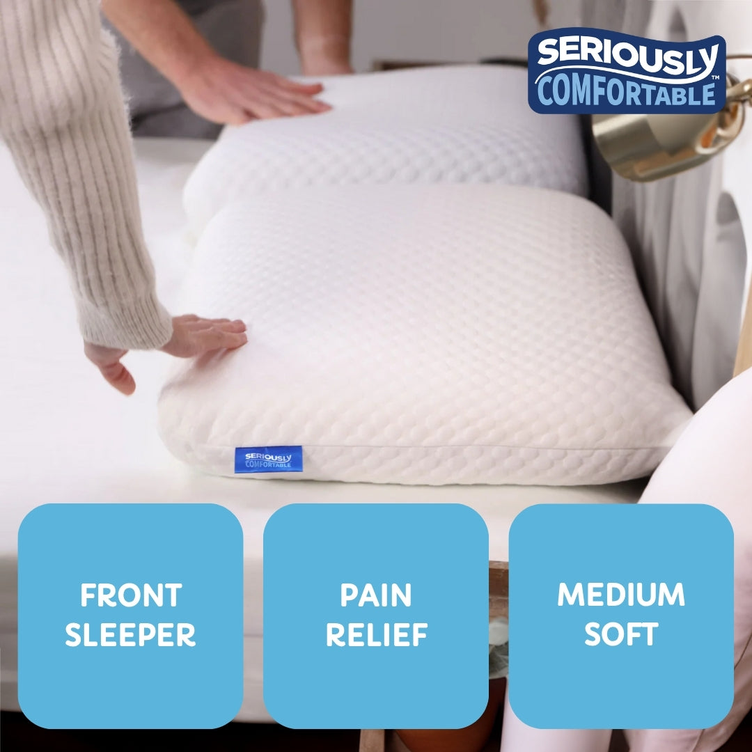 Seriously Comfortable	Memory Comfort Lower Profile Pillow