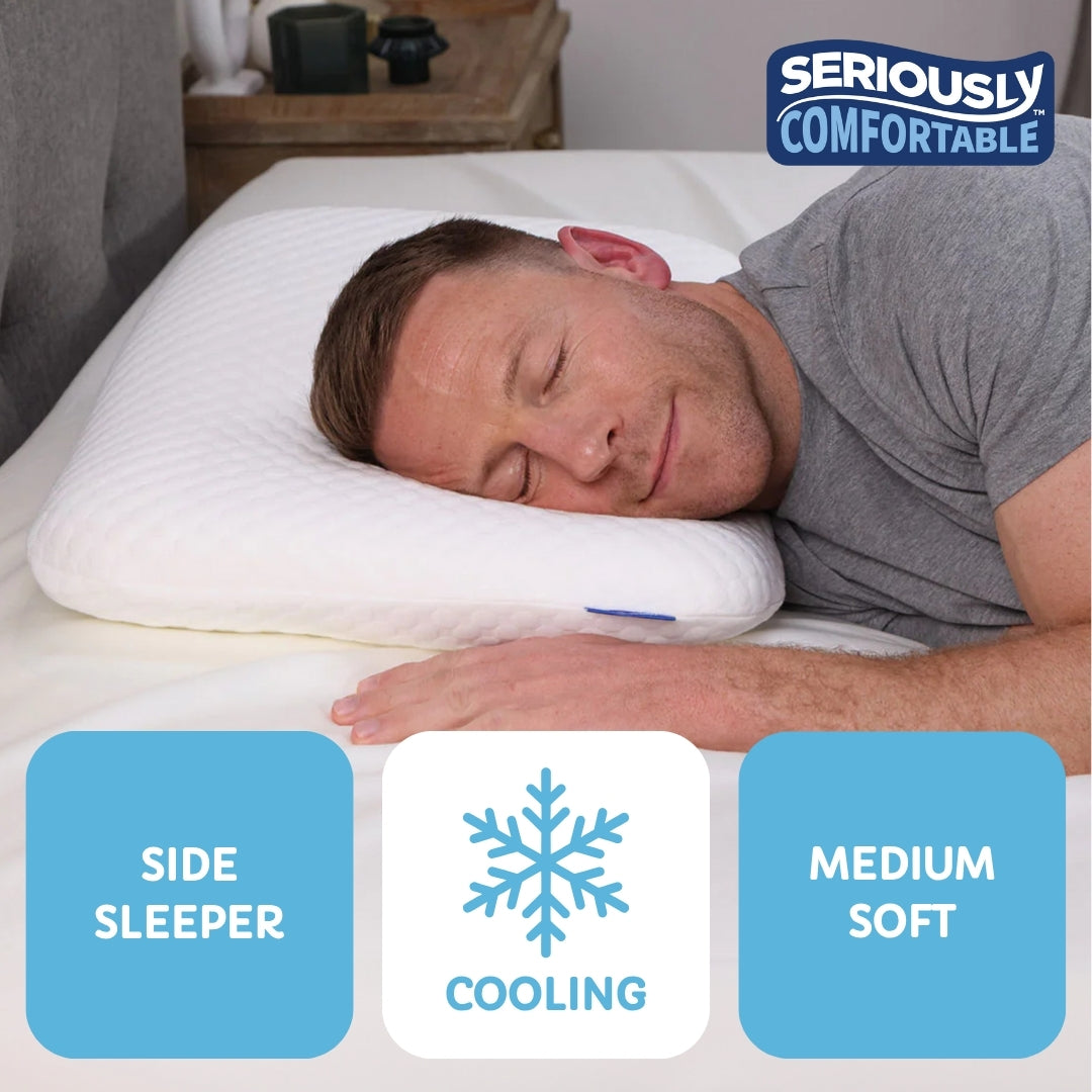 Seriously Comfortable	Cool Memory Side Sleeper Pillow